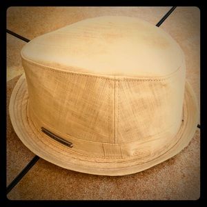 Peter Grimm Mens Fedora Cream Color Hat